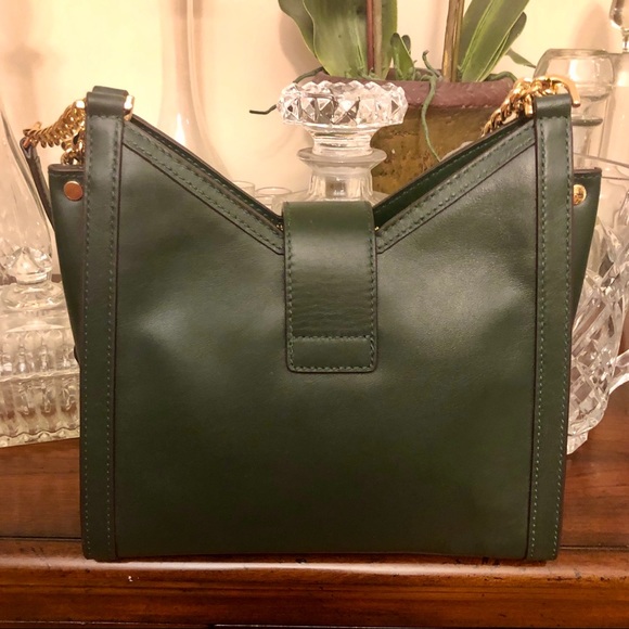 New Michael Kors Bag Whitney Small Chain Leather Shoulder Tote - Picture 3 of 9